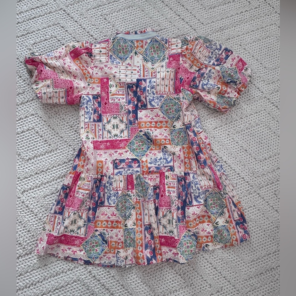 Thml Multicolor Geometric Patchwork Dress - image 8